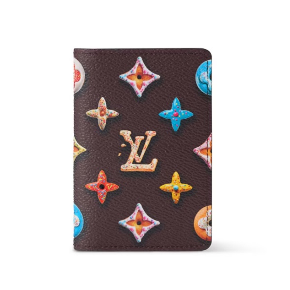 Louis Vuitton Multicolor Monogram heritage chocolate pocket organizer